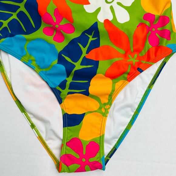 Revolve Faithfull the Brand Aurea One Piece Swimsuit Multi Floral 4/Small NWT - Picture 3 of 11